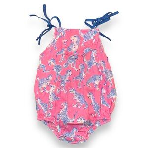 EUC Pink Chicken Ester Bubble Morning Glory T-Rex (Girls 18-24M)